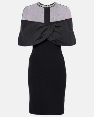 Rebecca Vallance Maeve Mesh Minidress - Black