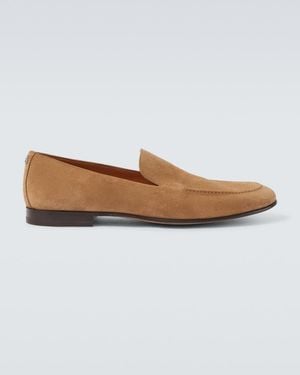 Dolce & Gabbana Suede Loafers - White