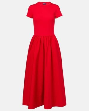 Polo Ralph Lauren Cotton Short-Sleeve Dress - Red