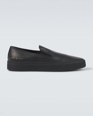 Common Projects Slip-On Sneakers Aus Leder - Schwarz