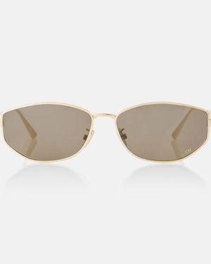 Dior Diorcannage B1U Oval Sunglasses - Metallic