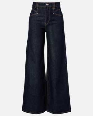 Isabel Marant Lemony Wide-Leg Jeans - Blue