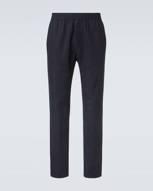 Sunspel Pantaloni Regular - Blu
