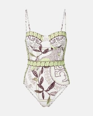 Tory Burch Banador Estampado - Blanco