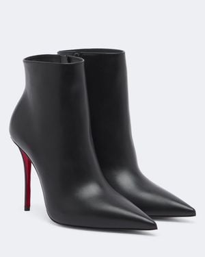 Christian Louboutin Botines Miss Z De Piel - Negro