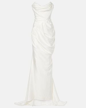 Vivienne Westwood Bridal Vaida Satin Corset Gown - White