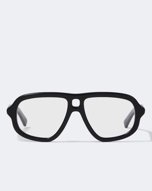 Bottega Veneta Pilotenbrille - Schwarz
