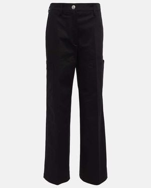 Prada Cotton-Blend Gabardine Cargo Pants - Blue