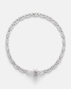 BVLGARI B.Zero1 18Kt (750/1000) Necklace With Diamonds - Metallic