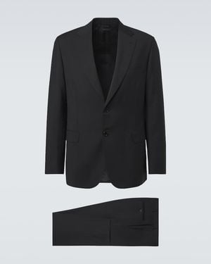 Brioni Wool And Mohair Suit - Black
