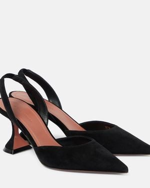 AMINA MUADDI Holli 70 Slingback Pump - Black