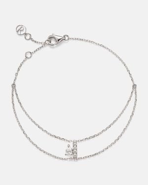 Repossi Armband Letters Aus 18Kt Weissgold Mit Diamanten - Weiß