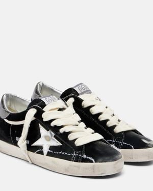 Golden Goose Super Star Ltd Suede Trainers - Black