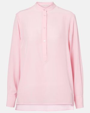 Stella McCartney Iconic Silk Shirt - Pink