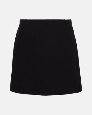 TOTEME Crepe Miniskirt - Black