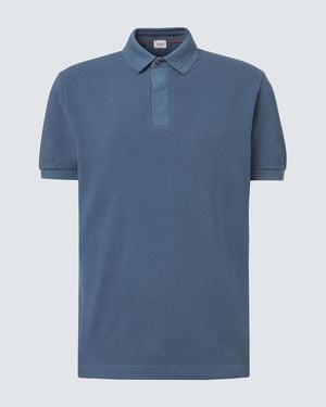 Tod's Cotton Pique Polo Shirt - Blue