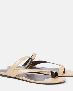 KHAITE Sandalen Aimee Aus Leder - Natur