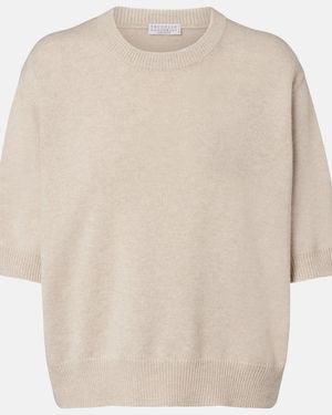 Brunello Cucinelli Pull En Cachemire - Neutre