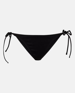Prada Low-Rise Bikini Bottoms - Black