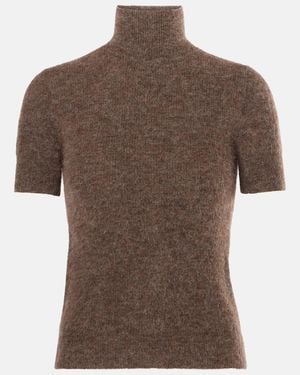 Ralph Lauren Rollkragentop Aus Einem Wollgemisch - Braun