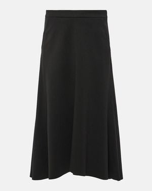 Dorothee Schumacher Emotional Essence Jersey Midi Skirt - Black