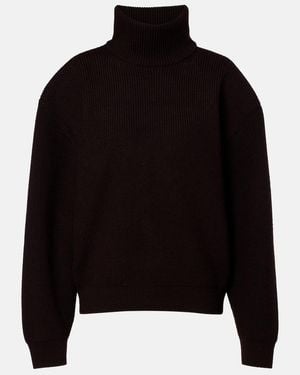 Saint Laurent Wool Turtleneck Jumper - Black