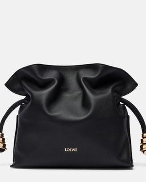 Loewe Clutch Flamenco Coil Mini - Nero