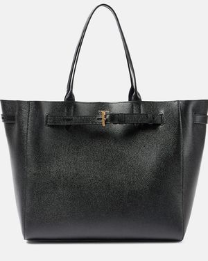 Tom Ford Tote Bag Tara Large Aus Leder - Schwarz