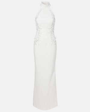 Rebecca Vallance Bridal Xanthe Floral-Applique Gown - White
