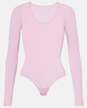 Wolford Body Buenos Aires Semitransparente - Rosa