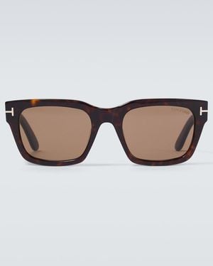 Tom Ford Andy-02 Square Sunglasses - Brown