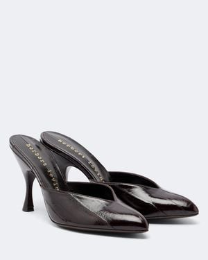 Herbert Levine Mules Sitting Pretty De Piel - Multicolor