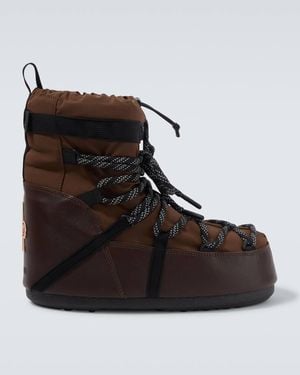 Moncler X Moon Boot Icon Low Snow Boots - Black