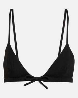 Valentino Wool And Silk Bralette - Black