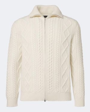 arch4 Cardigan Mr Walter En Cachemire - Blanc