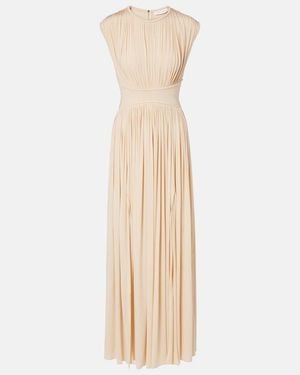 Zimmermann Hypnotic Pleated Maxi Dress - Natural