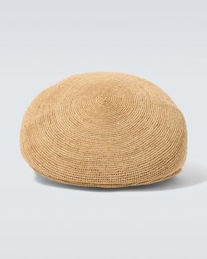 Borsalino Bakerboy-Muetze Miami Aus Stroh - Natur