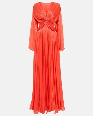 Costarellos Remi Georgette Maxi Dress - Red