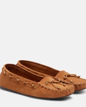 KHAITE Mocasines Milly De Ante - Marrón
