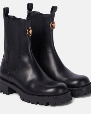Versace Booties Ankle Boots - Black