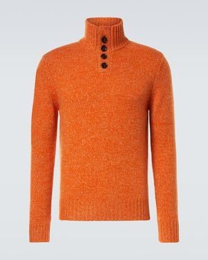 Allude Pullover Aus Cashmere - Orange