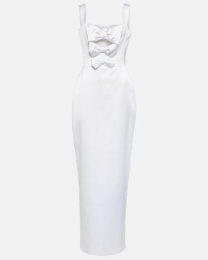Rasario Bridal Satin Gown - White