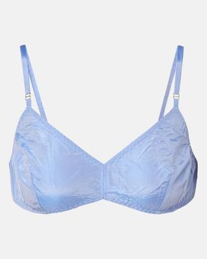 Prada Silk Bra - Blue