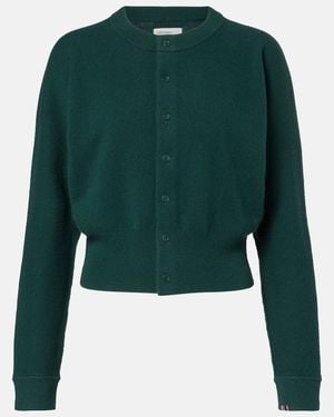 Extreme Cashmere Blouson Cashmere-Blend Cardigan - Green