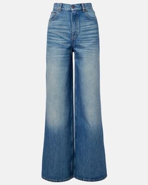 Chloé High-Rise Wide-Leg Jeans - Blue