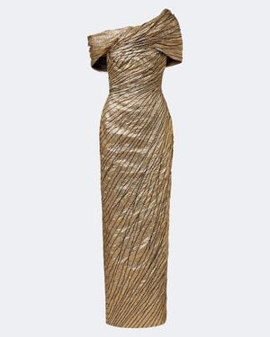 Marmar Halim Robe - Mettallic