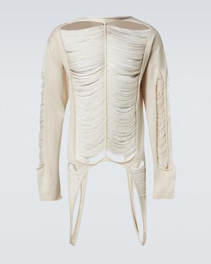 Rick Owens Pullover Aus Wolle - Natur