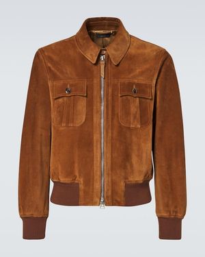 Tom Ford Suede Blouson - Brown