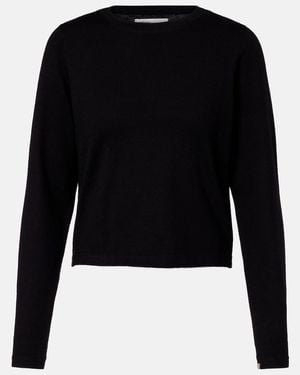 Extreme Cashmere Lisa Cotton And Cashmere Top - Black