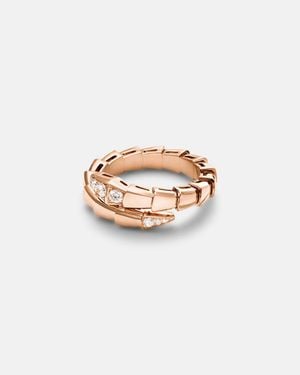 BVLGARI Anello Serpenti Viper - Bianco